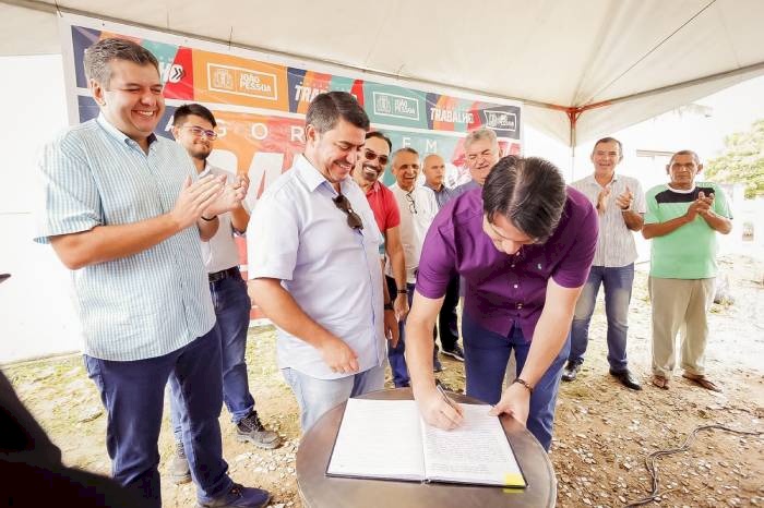 Ordens de serviço para pavimentação e urbanização de vias do bairro