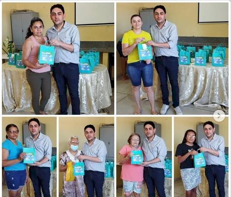 Entrega de colírios para pacientes de glaucoma na cidade de Marizópolis