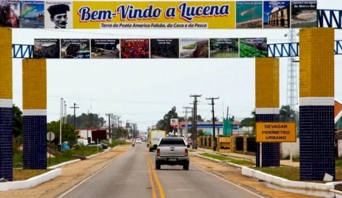 Entrada do município de Lucena 