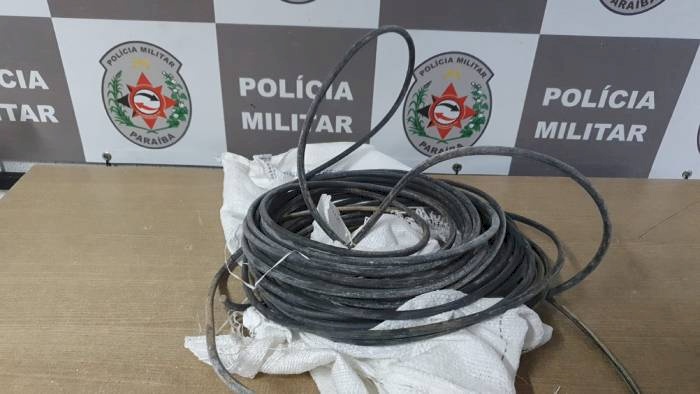 Prisão de suspeito de furtar fios de cobre de praças públicas de João Pessoa