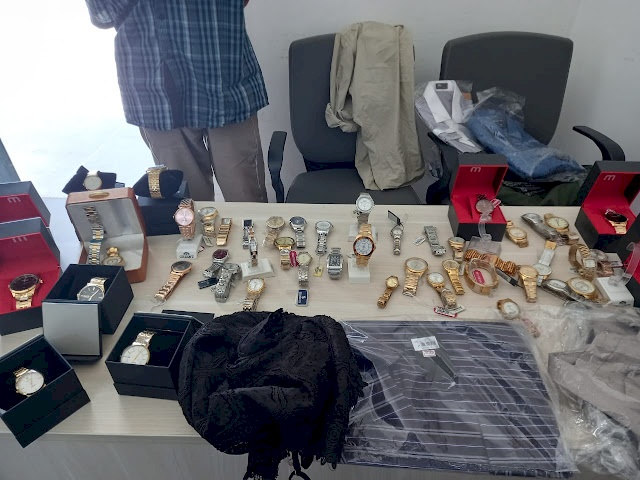 Material recuperado pela Polícia Civil em Cajazeiras