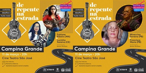 De Repente na Rede apresenta quatro participantes do Festival Mulheres no Improviso 
