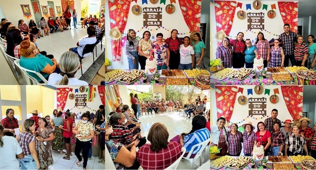 Arraiá da Melhor Idade realizado pela prefeitura de Aparecida 