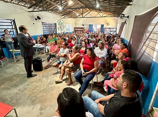 Palestra realizada pela Promotoria de Justiça de Água Branca 