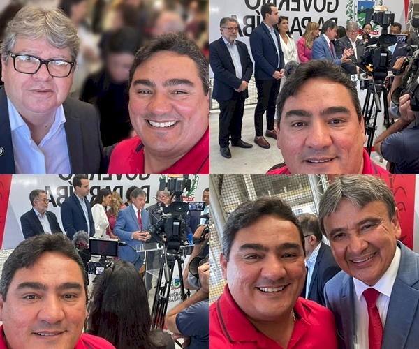 Prefeito de Marizópolis, Lucas Braga em coletiva de imprensa 