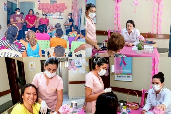 Secretaria de Saúde de Aparecida realiza diversas ações em alusão ao outubro rosa