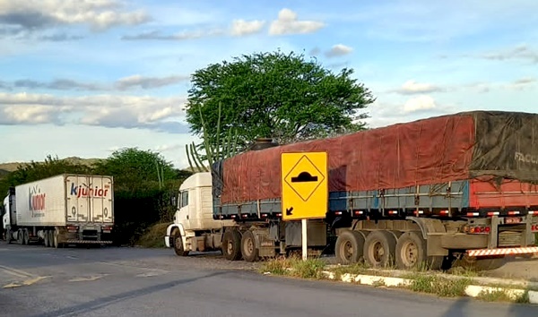 Carga apreendida pela Sefaz-PB 