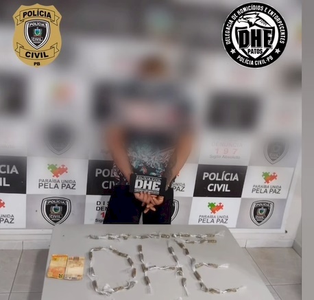 Homem é preso pela DHE em Patos 