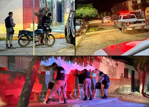 Policiamento na região de São José de Piranhas