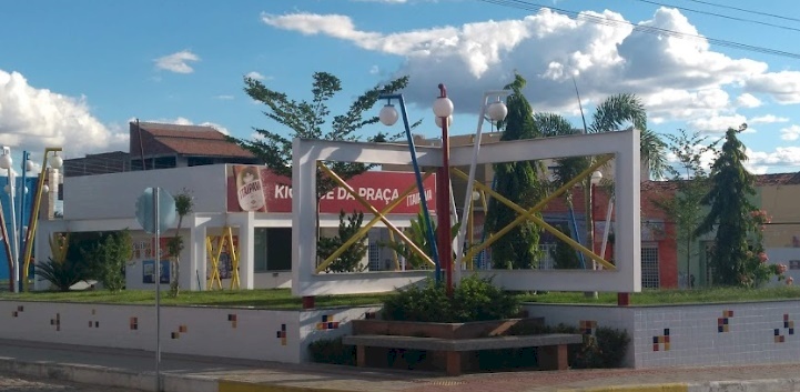 Praça João Vital, no Centro de Aparecida 