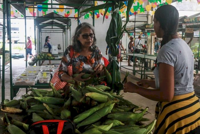 Apresentação de forró pé de serra para antecipar comemorações do Festival do Milho