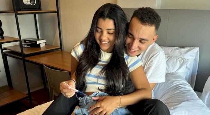 Gravidez da estudante de odontologia e influencer pernambucana de 22 anos, Ary Mirelle