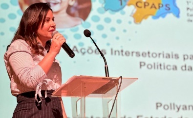 Secretária de estado do desenvolvimento humano da Paraíba, Pollyanna Dutra