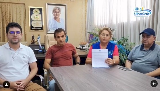 Prefeita, Leninha Romão do Município de Uiraúna