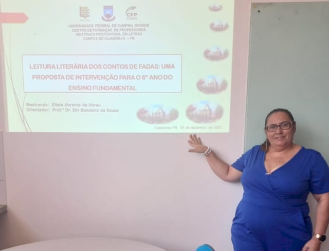 Professora, Eliete Abrantes de Abreu