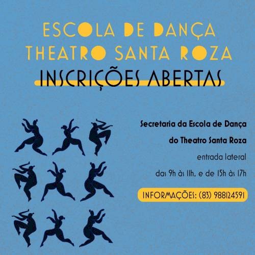 Escola de Dança do Teatro Santa Roza abre inscrições para o segundo semestre