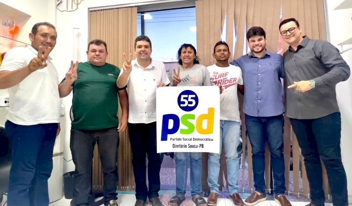 Membros do Novo Diretório do PSD em Sousa