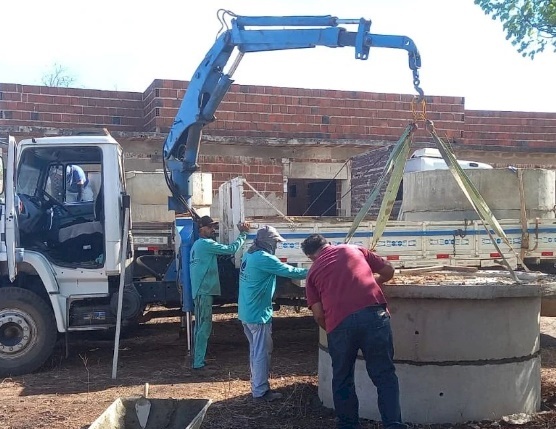 Caixa D'água que vai abastecer o Sítio Riachão, em Marizópolis 