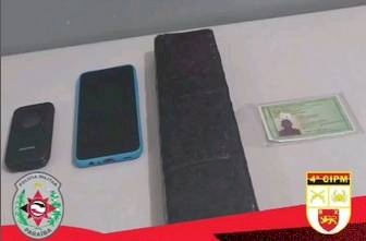 Material ilícito apreendido pela Polícia Militar