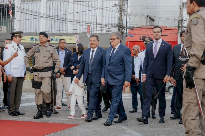Adriano Galdino, João Azevedo, e Lucas Ribeiro