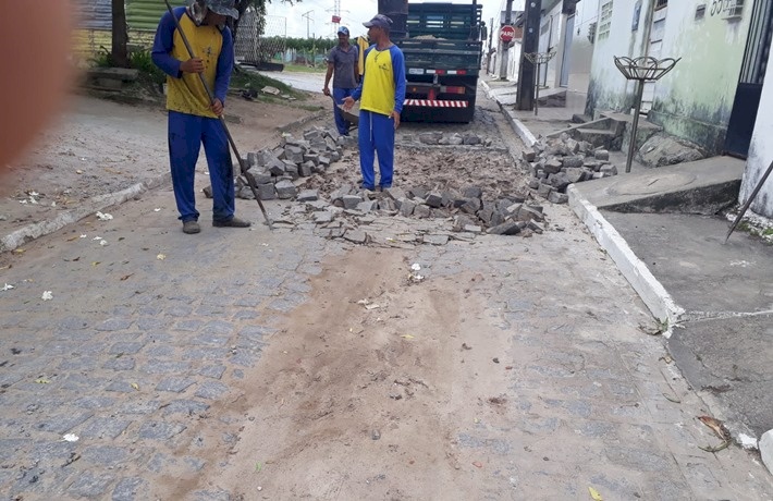 Trabalho da Infraestrutura da Capital João Pessoa