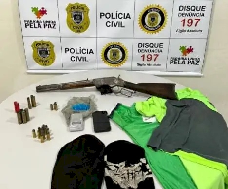 Presos suspeitos de praticarem assaltos em Areia