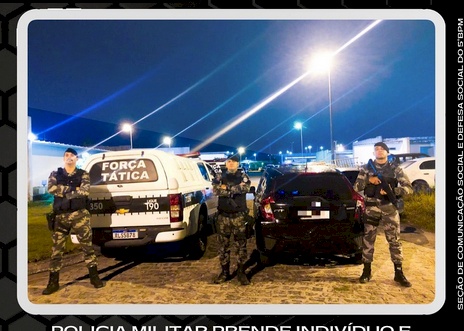 Veículo recuperado pela Polícia Militar em JP