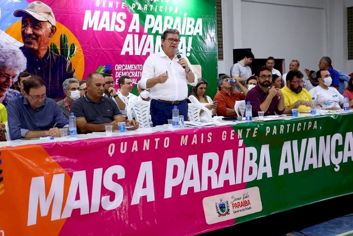 João Azevêdo em Plenária do ODE em Itaporanga
