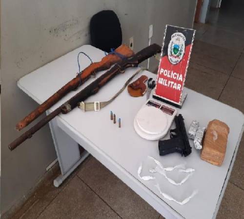 Armas e Drogas Apreendidas