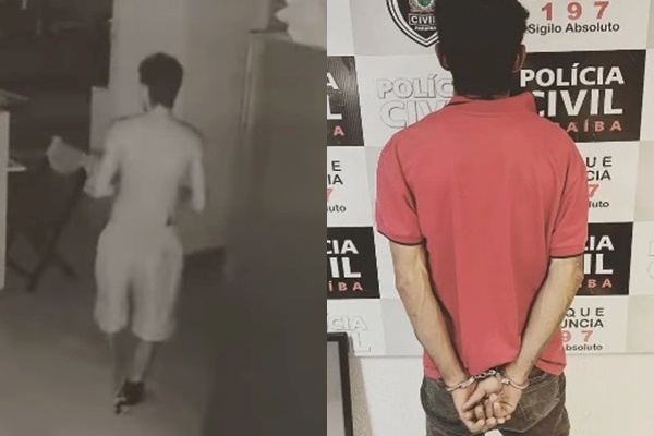 Homem preso em João Pessoa 