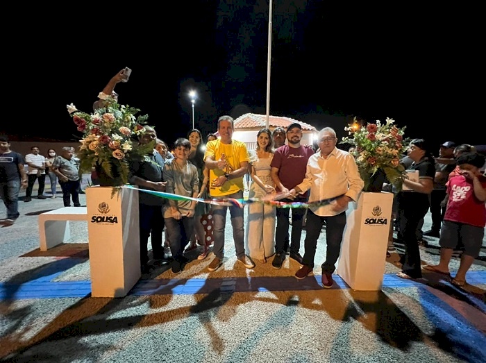 Inauguração de Praça no município de Sousa