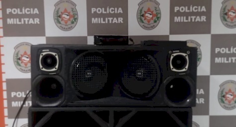 Som apreendido em ação policial na Capital 