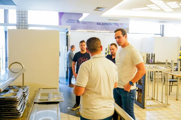 Nova instalação do Restaurante Popular do Governo da Paraíba em Campina