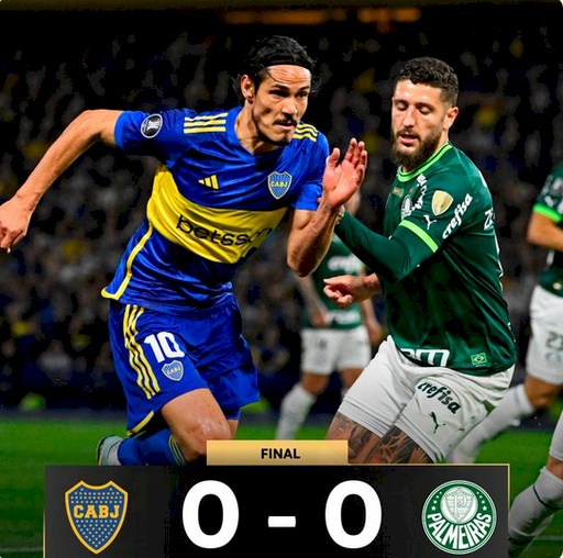 Palmeiras e Boca Juniors não saem do 0 a 0 na Argentina