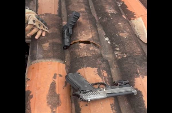 Prisão de líder de facção e apreensão de duas pistolas
