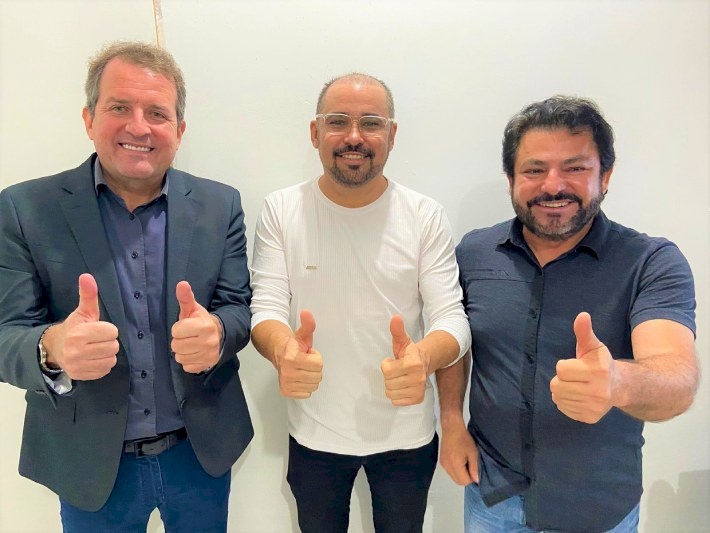 Tyrone, Eugênio e Zenildo Olivieira