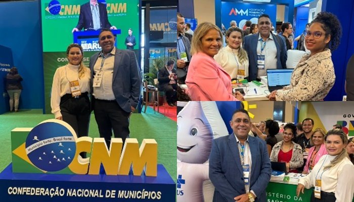 Prefeito de Aparecida João Neto, participando da Marcha dos Prefeitos, em Brasília 