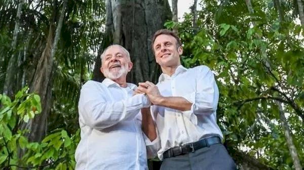 Presidente Lula, e Macron