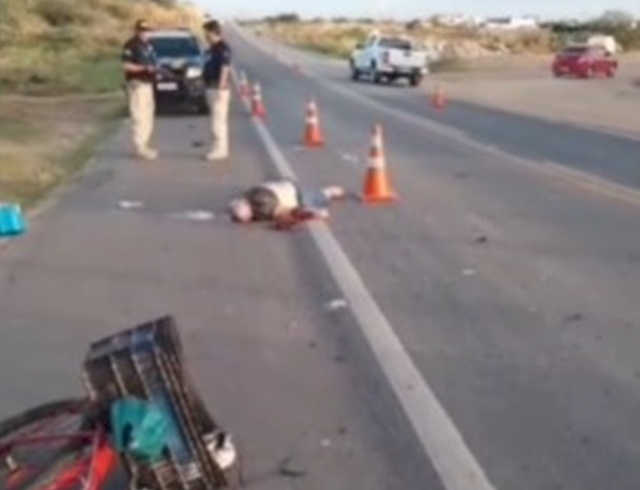 Ciclista é vítima fatal de colisão com Moto na BR 230 em Cajazeiras