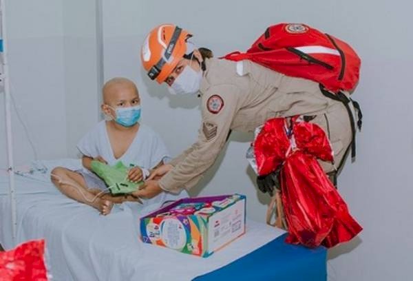 Ação solidária do Corpo Bombeiro na Paraíba