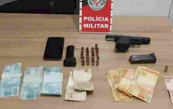 Prisões e apreensões de veículos, arma de fogo, munições e droga em Sousa