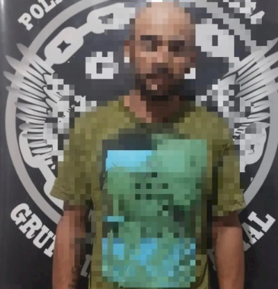 Homem preso pela Polícia Civil em Puxinanã 