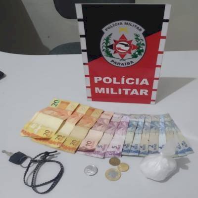 EM SOUSA - Cocaína é apreendida e suspeitos detidos pela Polícia Militar
