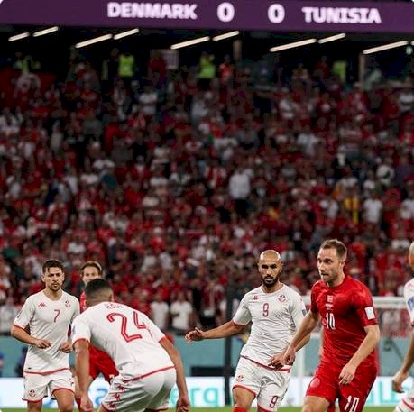 Dinamarca e Tunísia empataram sem gols no Estádio Cidade da Educação