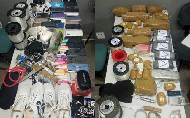 Operação Dia das Mães: PM apreende drogas e celulares que seriam arremessados para dentro do presídio em CG