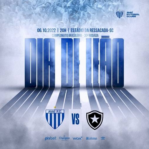 Avaí e Botafogo se enfrentam na noite desta quinta-feira (5) no Estádio da Ressacada