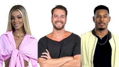 Brunna, Gustavo e Paulo André formam o quinto paredão do BBB22