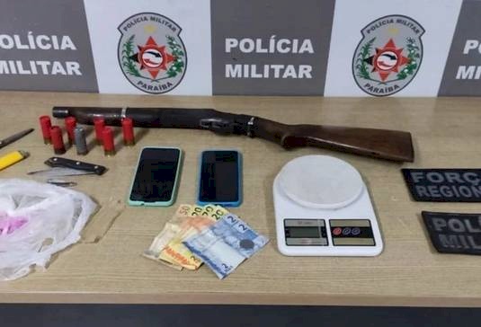 Material ilícito apreendido pela Polícia Militar em João Pessoa