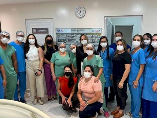 Equipe de profissionais do Hospital Regional de Sousa