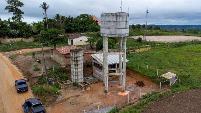 Obras do Sistema Adutor Nova Camará que beneficia região do Brejo
